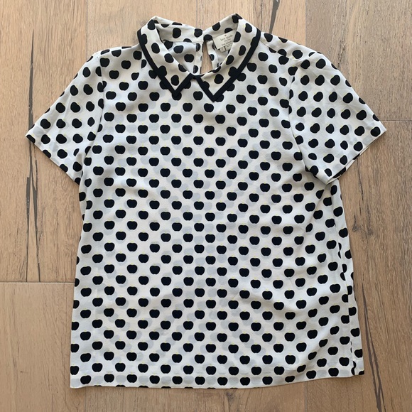 kate spade Tops - Kate Spade Printed Collared Shirt